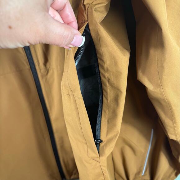 Dri Duck Mossy Oak Jacket Mens XL Tan Full Zip Waterproof Work Hood Storm Shield - Picture 6 of 12